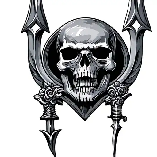 Navy Seal Trident tattoo design idea