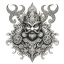 Ravana tattoo design idea