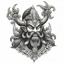 Ravana tattoo design idea