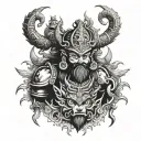 Ravana tattoo design idea