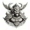 Ravana tattoo design idea