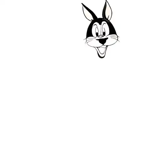 looney tunes tattoo design idea