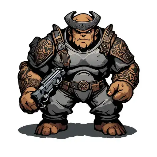 lot of game characters cartoons tattoo design idea