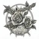 write "Laziness kills ambition, jealousy kills peace, anger kills wisdom, fear kills dreams" tattoo design idea