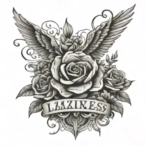 write "Laziness kills ambition, jealousy kills peace, anger kills wisdom, fear kills dreams" tattoo design idea