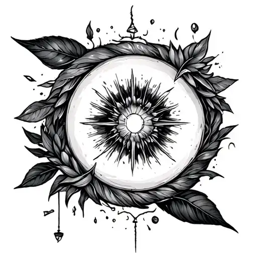 Law Of Attraction tattoo design idea
