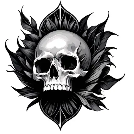 Oil tattoo design idea