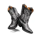Cowboy Boot tattoo design idea