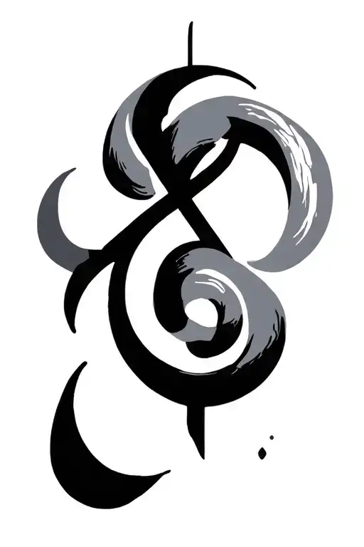 boredom symbol tattoo design idea