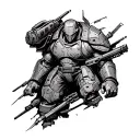 Doom Slayer tattoo design idea