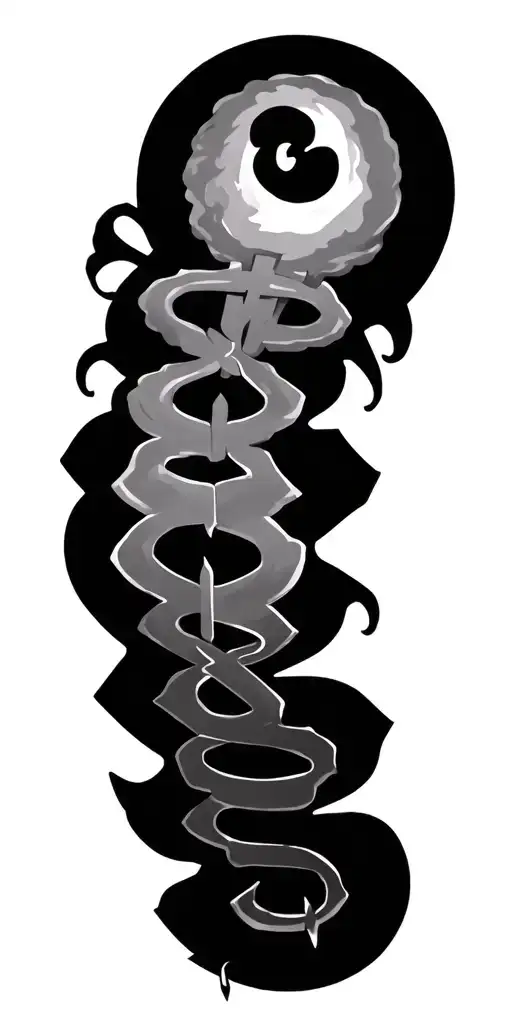 sleep token band logo tattoo design idea