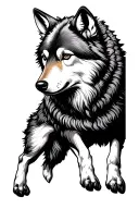 create a tattoo of a wolf in sheep’s clothing, make it have a meaning behind it. keep it minimalist  tattoo design idea
