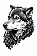 create a tattoo of a wolf in sheep’s clothing, make it have a meaning behind it. keep it minimalist  tattoo design idea