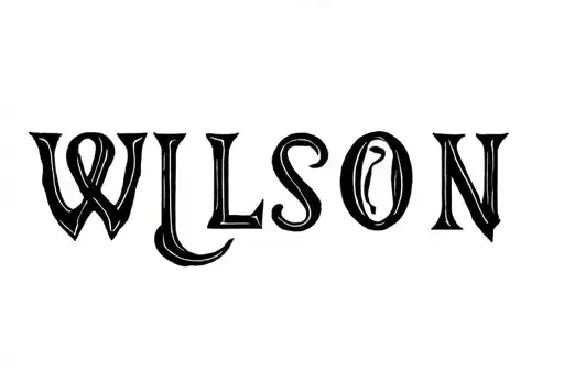 "Wilson" 2.11.2024 tattoo design idea
