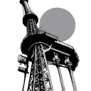 Radio Tower tattoo design idea