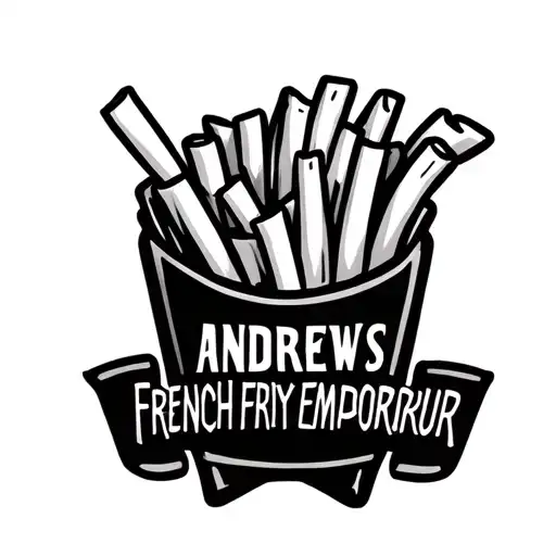 Andrew's French Fry Emporium tattoo design idea