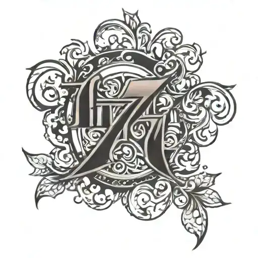 Hebrews 7:7 side LETTERING style tattoo design idea