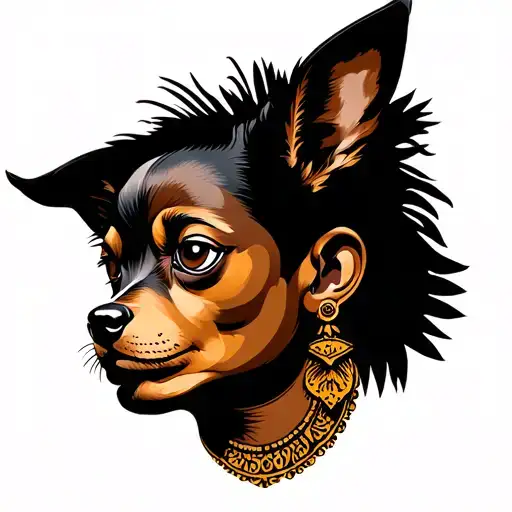 small-medium tattoo symbolizing my Black and Mexican roots — father from Chihuahua, mother from Illinois — in neo-tradit tattoo design idea