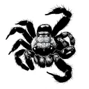 Jumping Spider tattoo design idea
