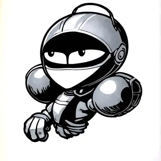 Marvin Martian tattoo design idea