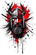 viking warrior tattoo design idea
