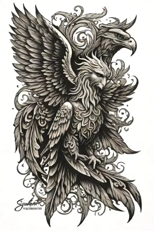 seraph tattoo design idea