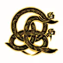 Wu-Tang Clan Knot mixed with Chinese tattoo design idea