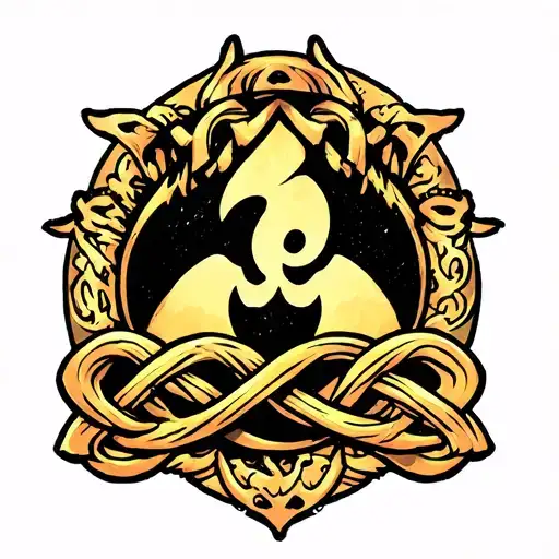 Wu-Tang Clan Knot mixed with Chinese tattoo design idea