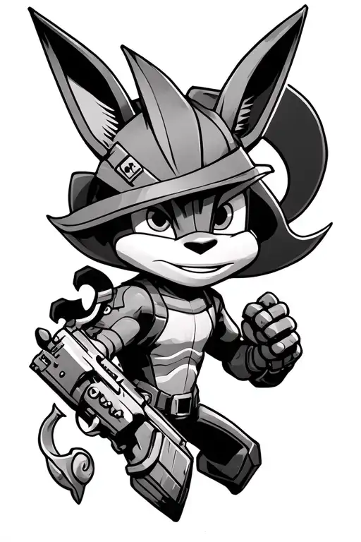 game themed sleeve tattoo incorporating Ratchet and Clank and Crash Bandicoot. tattoo design idea