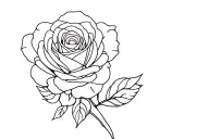 Lynn with rose tattoo design idea
