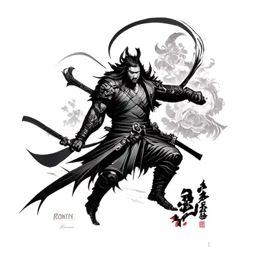 Ronin tattoo design idea