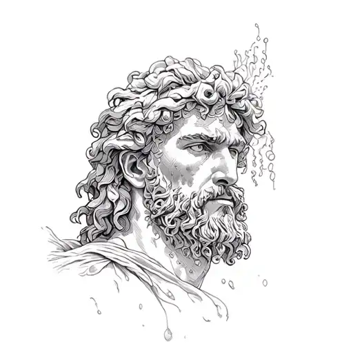 Odysseus' journey tattoo design idea