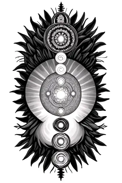 CourageStrength Equality Live in the&nbsp;moment&nbsp;Chakras tattoo design idea