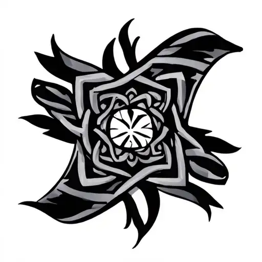 berber symbols tattoo design idea