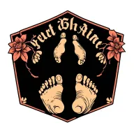 foot prints with names tattoo design idea