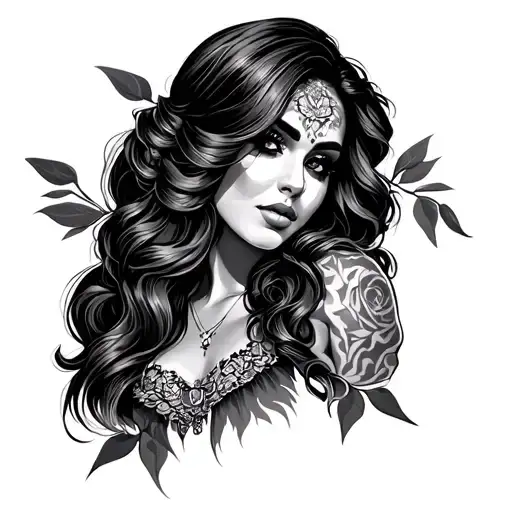 chola tattoo design idea