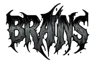 "BRAINS" CREATIVE tattoo design idea