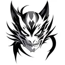 anbu mask tattoo design idea