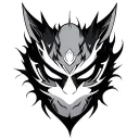 anbu mask tattoo design idea