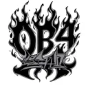 "OB4L" On fire tattoo design idea