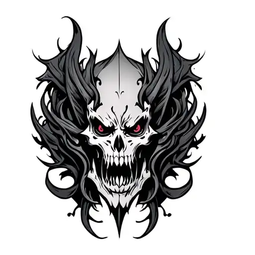 belial tattoo design idea