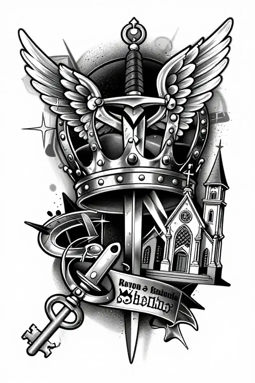 Church Sword R Design 33+ Catholic Sword Tattoo Ideas in 2026 - BlackInk AI