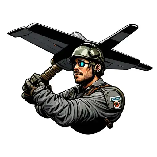 Aircraft Mechanic tattoo design idea