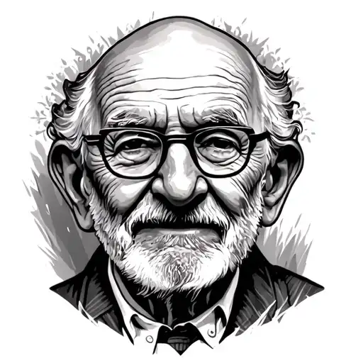 In Memory Of Grandpa tattoo design idea