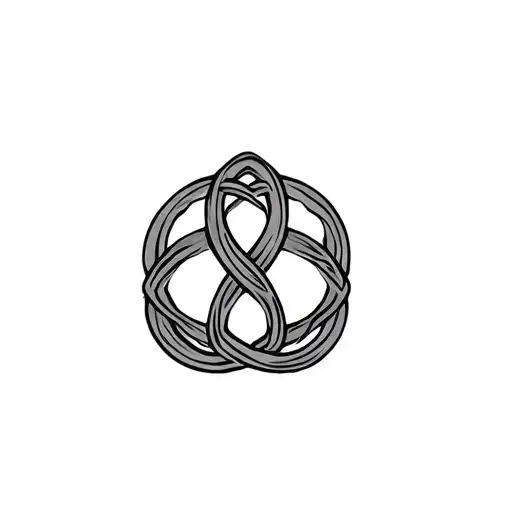 Celtic Love Knot tattoo design idea