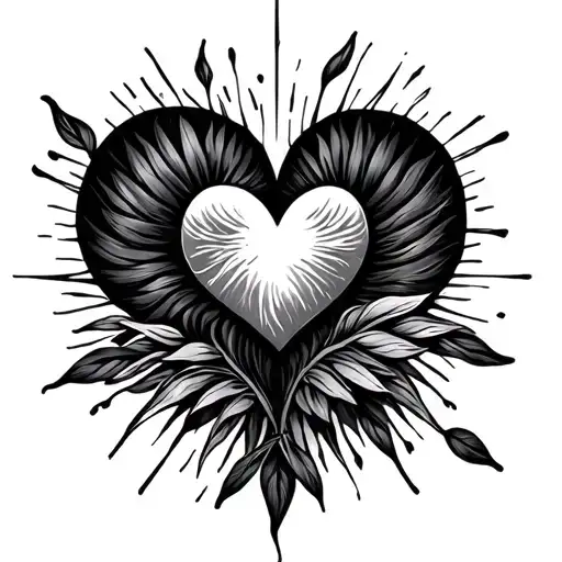 unconditional love, Strength, support tattoo design idea