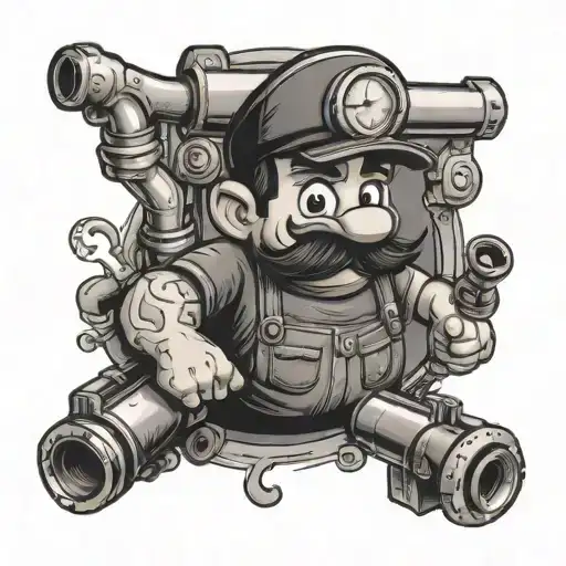 plumber tattoo on forearm tattoo tattoo design idea