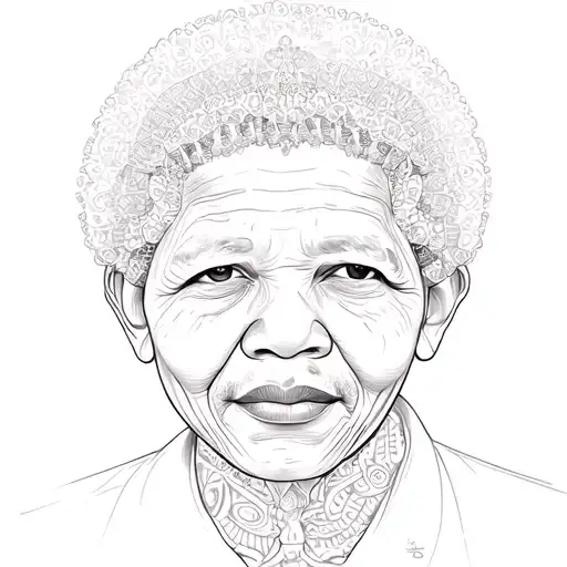 Mandela design tattoo design idea