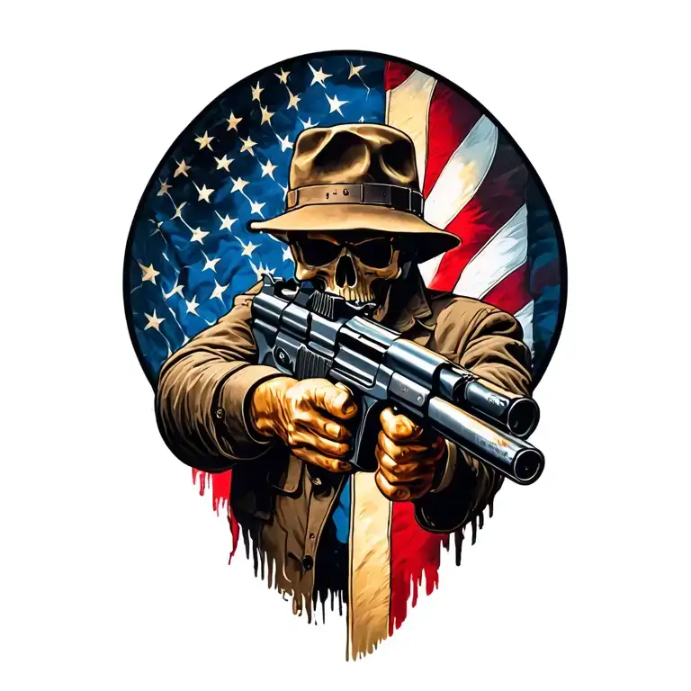 2nd amendment tattoo design idea