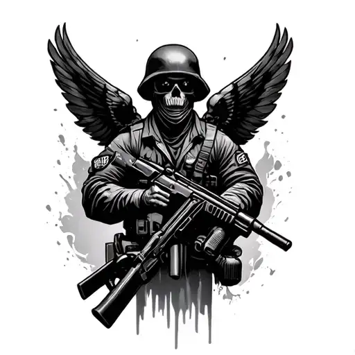 Delta Force tattoo design idea